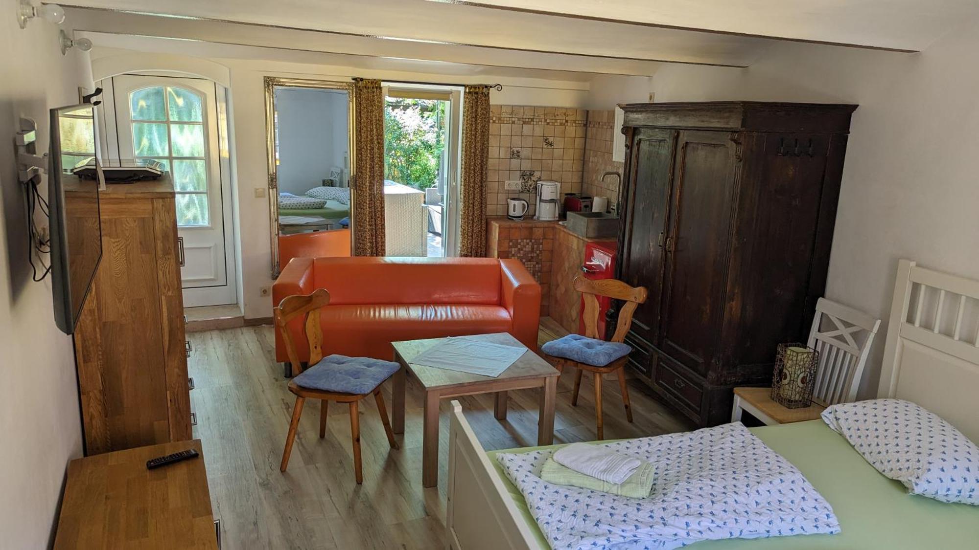 Hotel Fünf Linden Straupitz Habitación foto