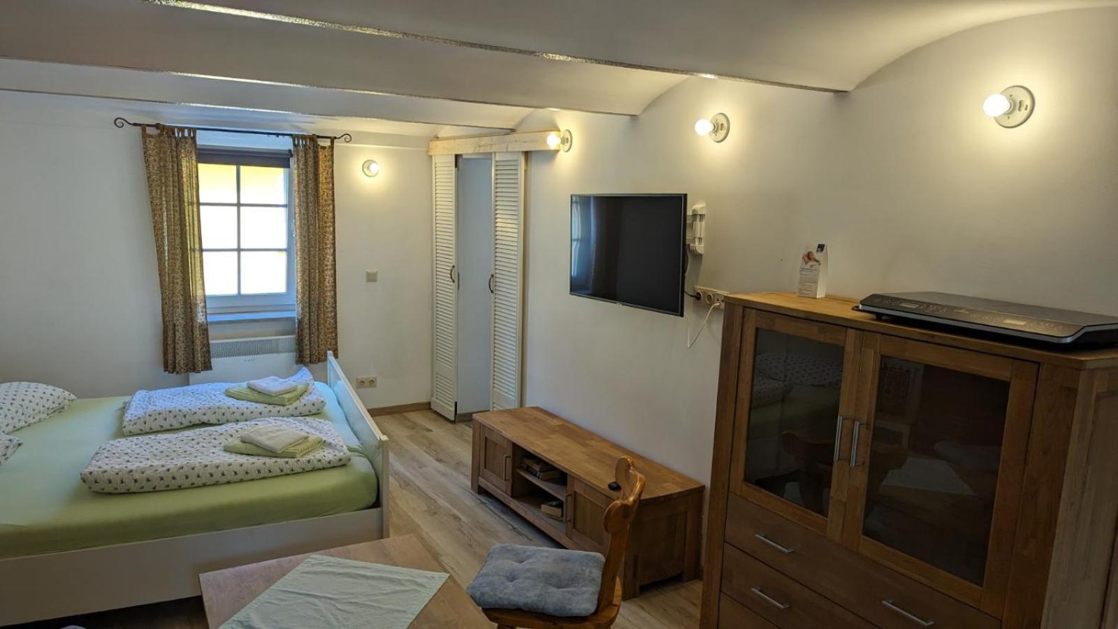 Hotel Fünf Linden Straupitz Habitación foto
