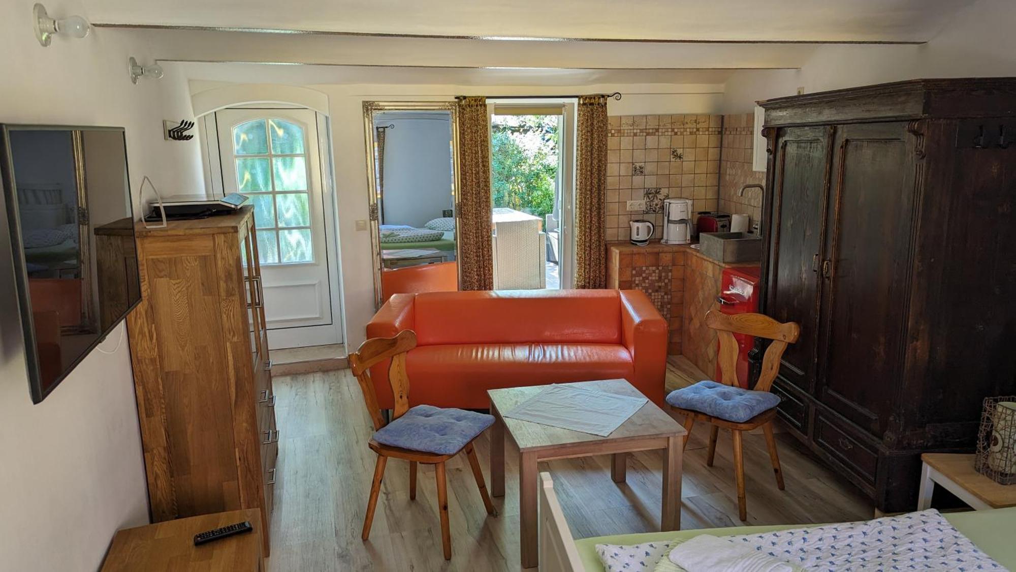 Hotel Fünf Linden Straupitz Habitación foto