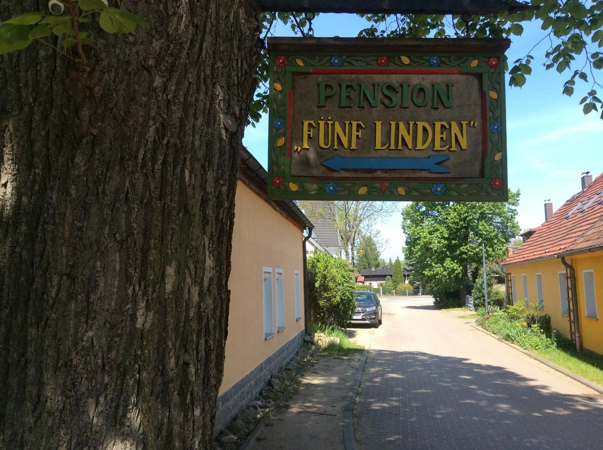 Hotel Fünf Linden Straupitz Exterior foto